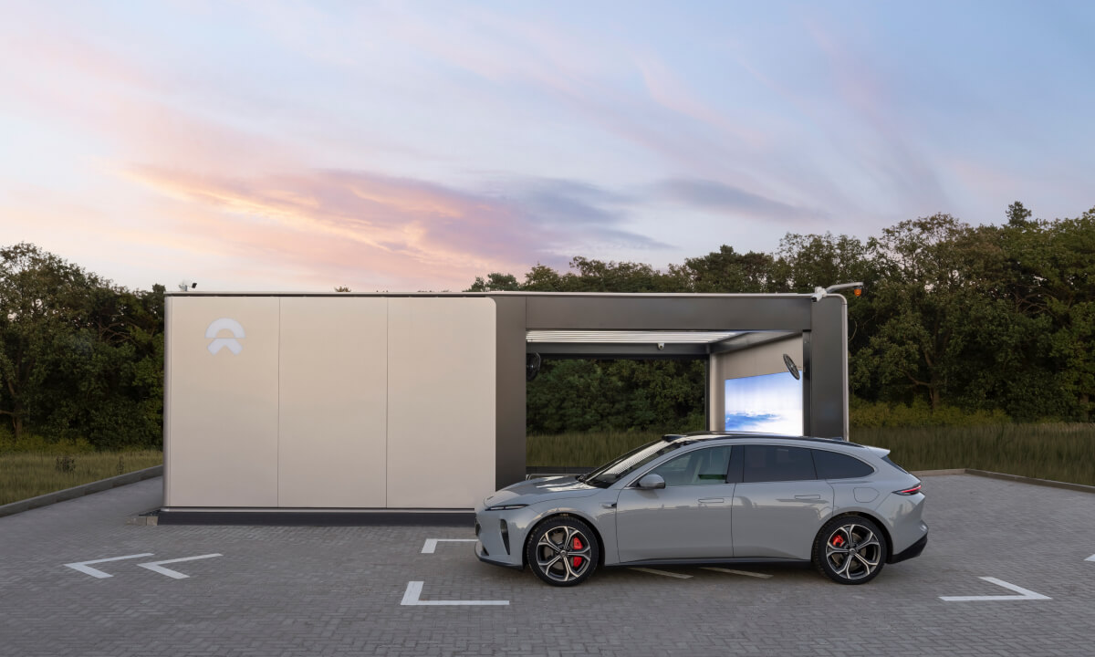 NIO Power Swap Station für Batterietausch in wenigen Minuten